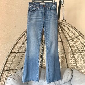 Madewell flea market flare high rise jeans